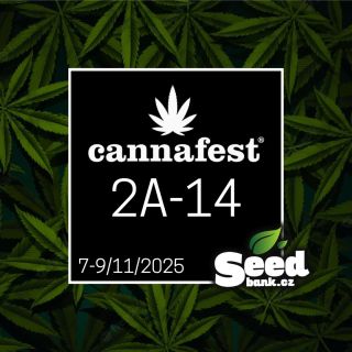 🌿 Seedbank.cz na Cannafestu 2025! 🌿 Navštivte nás na největším konopném veletrhu v Evropě – Cannafest Praha, který...